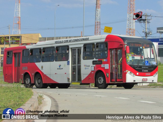 Itajaí Transportes Coletivos 2059 na cidade de Campinas, São Paulo, Brasil, por Henrique Alves de Paula Silva. ID da foto: 11923283.