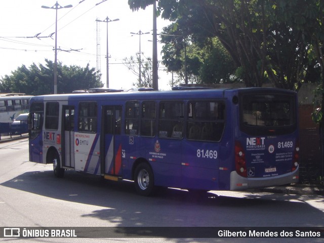 Next Mobilidade - ABC Sistema de Transporte 81.469 na cidade de Santo André, São Paulo, Brasil, por Gilberto Mendes dos Santos. ID da foto: 11921611.