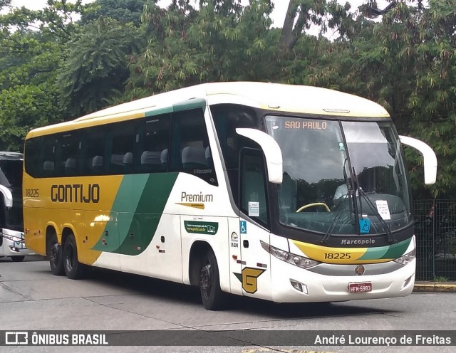 Empresa Gontijo de Transportes 18225 na cidade de São Paulo, São Paulo, Brasil, por André Lourenço de Freitas. ID da foto: 11922529.