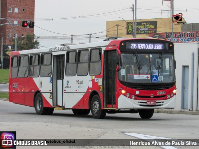 Itajaí Transportes Coletivos 2958 na cidade de Campinas, São Paulo, Brasil, por Henrique Alves de Paula Silva. Número da foto: #11923286.