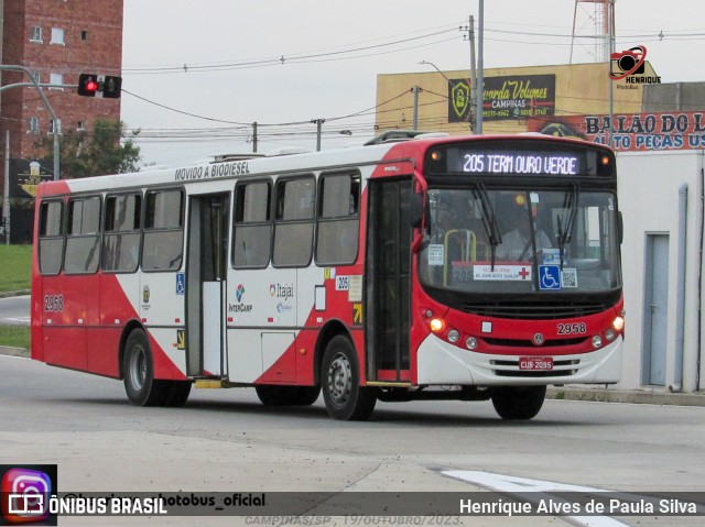 Itajaí Transportes Coletivos 2958 na cidade de Campinas, São Paulo, Brasil, por Henrique Alves de Paula Silva. ID da foto: 11923286.