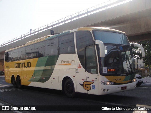 Empresa Gontijo de Transportes 17345 na cidade de São Paulo, São Paulo, Brasil, por Gilberto Mendes dos Santos. ID da foto: 11921597.