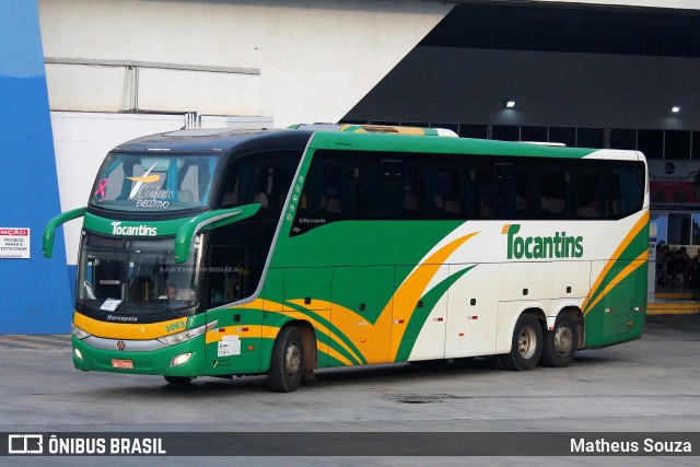 Tocantins Transportes e Turismo 3063 na cidade de Goiânia, Goiás, Brasil, por Matheus Souza. ID da foto: 11923531.