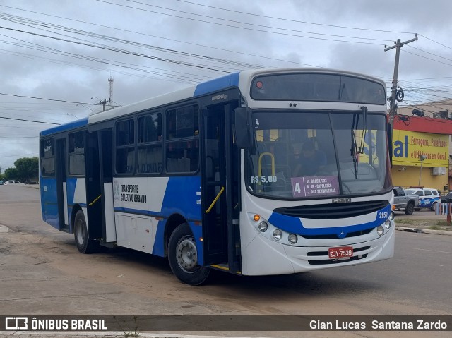 Transvida Transporte Coletivo 2059 na cidade de Ji-Paraná, Rondônia, Brasil, por Gian Lucas  Santana Zardo. Número da foto: #11923906.