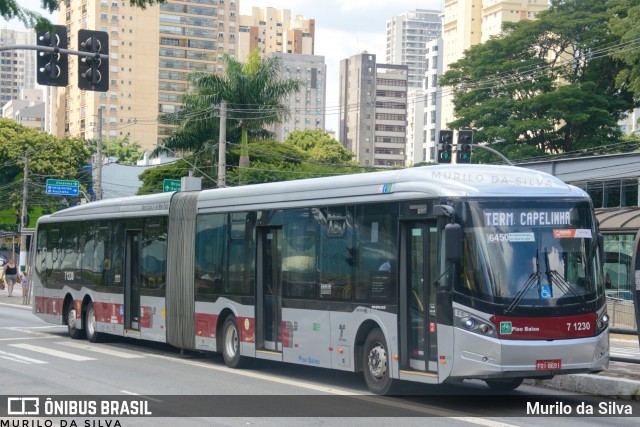 Viação Campo Belo 7 1230 na cidade de São Paulo, São Paulo, Brasil, por Murilo da Silva. Número da foto: #11923800.
