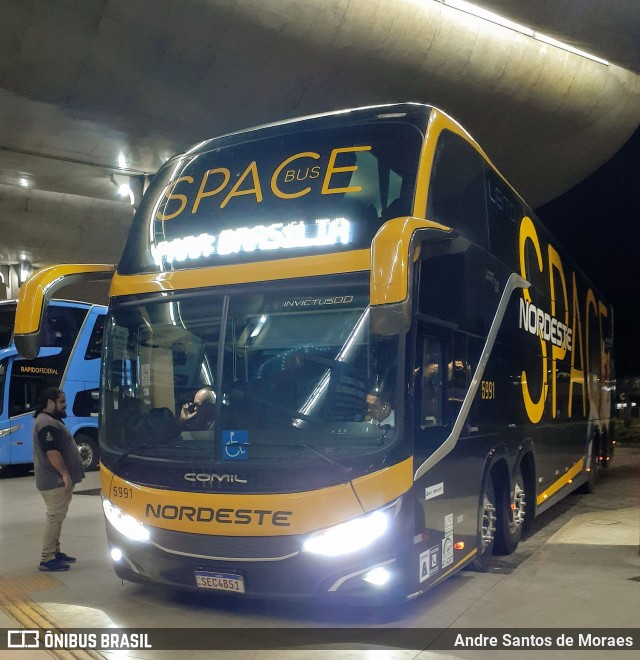 Expresso Nordeste 5991 na cidade de Uberlândia, Minas Gerais, Brasil, por Andre Santos de Moraes. Número da foto: #11924991.