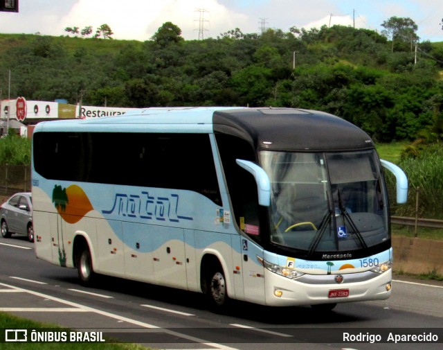 Transportadora Turística Natal 1580 na cidade de Aparecida, São Paulo, Brasil, por Rodrigo  Aparecido. Número da foto: #11924622.