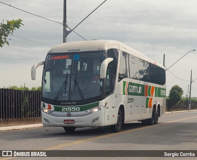 Empresa Gontijo de Transportes 21550 na cidade de Governador Valadares, Minas Gerais, Brasil, por Sergio Corrêa. ID da foto: 11923672.