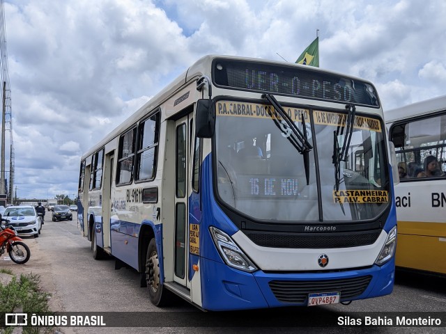 Transportes Águas Lindas BL-91611 na cidade de Ananindeua, Pará, Brasil, por Silas Bahia Monteiro. ID da foto: 11923870.