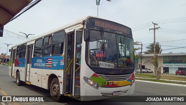 Taguatur - Taguatinga Transporte e Turismo 35-519 na cidade de São Luís, Maranhão, Brasil, por JOIADA MARTINS. Número da foto: #11924284.