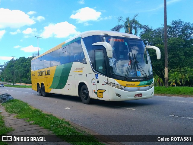 Empresa Gontijo de Transportes 18650 na cidade de Ipatinga, Minas Gerais, Brasil, por Celso ROTA381. Número da foto: #11924714.