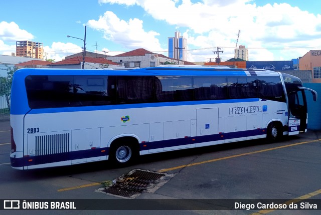Viação Piracicabana 2983 na cidade de Piracicaba, São Paulo, Brasil, por Diego Cardoso da Silva. Número da foto: #11924436.