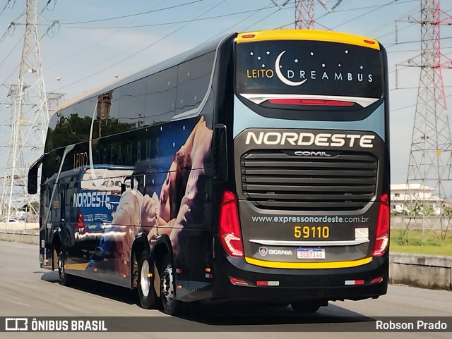 Expresso Nordeste 59110 na cidade de São José dos Campos, São Paulo, Brasil, por Robson Prado. Número da foto: #11926058.