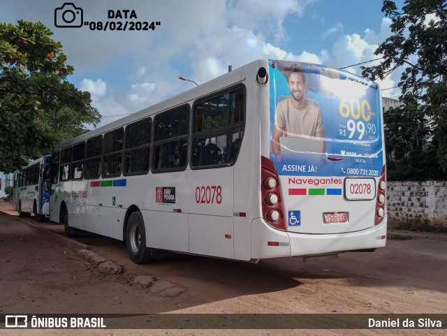 Consórcio Navegantes - 02 > Viação São Jorge > Transurb Transporte Urbano 02078 na cidade de João Pessoa, Paraíba, Brasil, por Daniel da Silva. Número da foto: #11924329.
