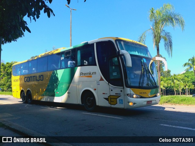 Empresa Gontijo de Transportes 14395 na cidade de Ipatinga, Minas Gerais, Brasil, por Celso ROTA381. ID da foto: 11923855.