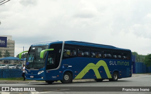 Viação Sul Minas 73823 na cidade de São Paulo, São Paulo, Brasil, por Francisco Ivano. Número da foto: #11924131.