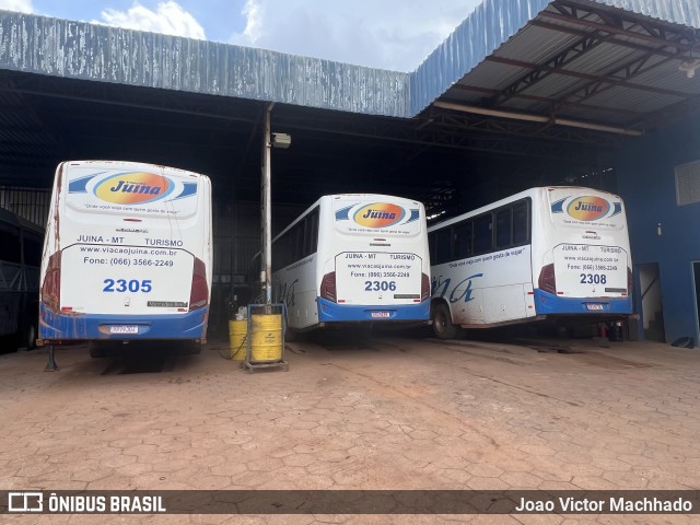 Viação Juína GARAGEM JUINA na cidade de Juína, Mato Grosso, Brasil, por Joao Victor Machhado. Número da foto: #11923646.