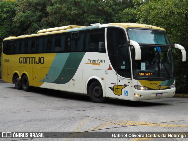 Empresa Gontijo de Transportes 14135 na cidade de São Paulo, São Paulo, Brasil, por Gabriel Oliveira Caldas da Nobrega. ID da foto: 11924811.