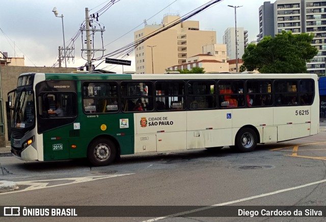 Transunião Transportes 5 6215 na cidade de São Paulo, São Paulo, Brasil, por Diego Cardoso da Silva. ID da foto: 11924439.