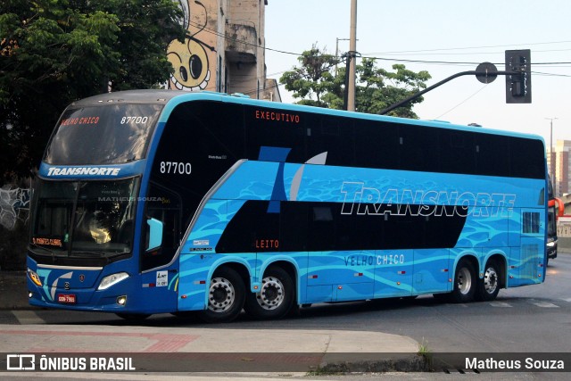 Transnorte - Transporte e Turismo Norte de Minas 87700 na cidade de Belo Horizonte, Minas Gerais, Brasil, por Matheus Souza. ID da foto: 11929121.