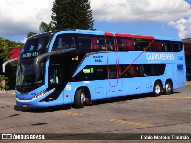 UTIL - União Transporte Interestadual de Luxo 13205 na cidade de Três Corações, Minas Gerais, Brasil, por Fábio Mateus Tibúrcio. Número da foto: #11927990.