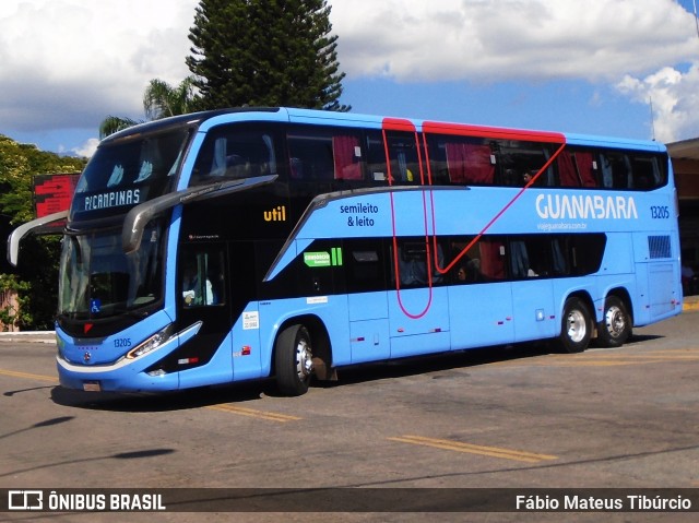 UTIL - União Transporte Interestadual de Luxo 13205 na cidade de Três Corações, Minas Gerais, Brasil, por Fábio Mateus Tibúrcio. ID da foto: 11927990.