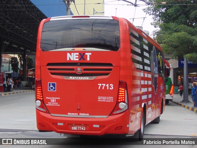 Next Mobilidade - ABC Sistema de Transporte 7713 na cidade de Santo André, São Paulo, Brasil, por Fabrício Portella Matos. Número da foto: #11928851.