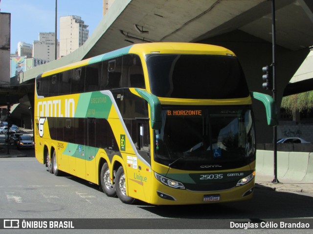 Empresa Gontijo de Transportes 25035 na cidade de Belo Horizonte, Minas Gerais, Brasil, por Douglas Célio Brandao. ID da foto: 11926764.