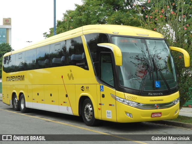 Viação Itapemirim 60507 na cidade de Curitiba, Paraná, Brasil, por Gabriel Marciniuk. Número da foto: #11927140.