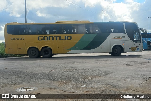 Empresa Gontijo de Transportes 14800 na cidade de Montes Claros, Minas Gerais, Brasil, por Cristiano Martins. ID da foto: 11926533.