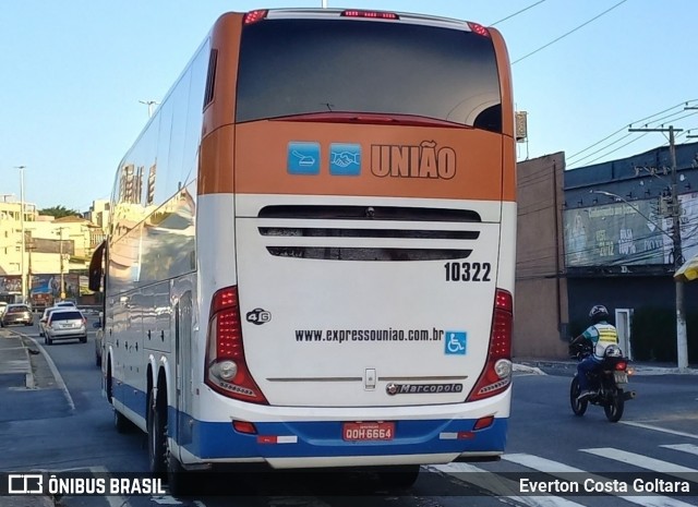 Expresso União 10322 na cidade de Cariacica, Espírito Santo, Brasil, por Everton Costa Goltara. Número da foto: #11926162.
