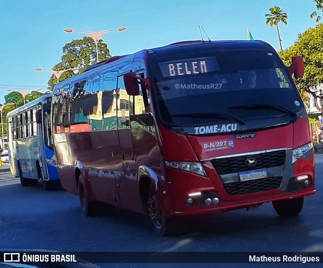 Carvalho Tur Transportes e Turismo B-N/207 na cidade de Belém, Pará, Brasil, por Matheus Rodrigues. ID da foto: 11928938.