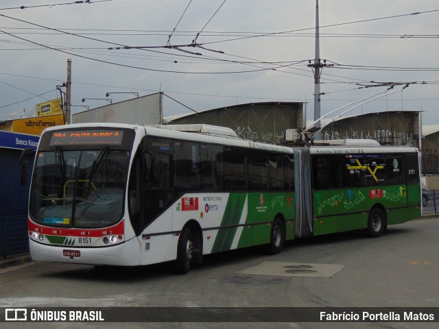 Next Mobilidade - ABC Sistema de Transporte 8151 na cidade de Santo André, São Paulo, Brasil, por Fabrício Portella Matos. ID da foto: 11929030.