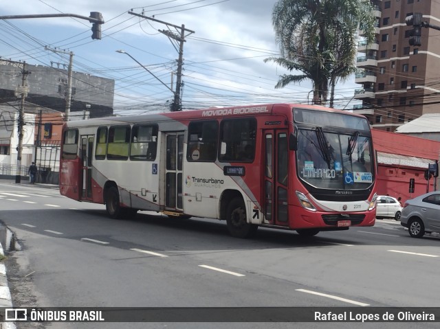 Empresa de Ônibus Vila Galvão 2311 na cidade de Guarulhos, São Paulo, Brasil, por Rafael Lopes de Oliveira. ID da foto: 11926251.