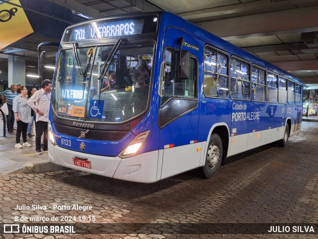 Auto Viação Navegantes 6133 na cidade de Porto Alegre, Rio Grande do Sul, Brasil, por JULIO SILVA. ID da foto: 11928557.