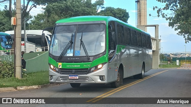 Rápido Sumaré 34010 na cidade de Paulínia, São Paulo, Brasil, por Allan Henrique. Número da foto: #11928100.
