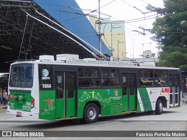 Next Mobilidade - ABC Sistema de Transporte 7056 na cidade de Santo André, São Paulo, Brasil, por Fabrício Portella Matos. ID da foto: 11927807.