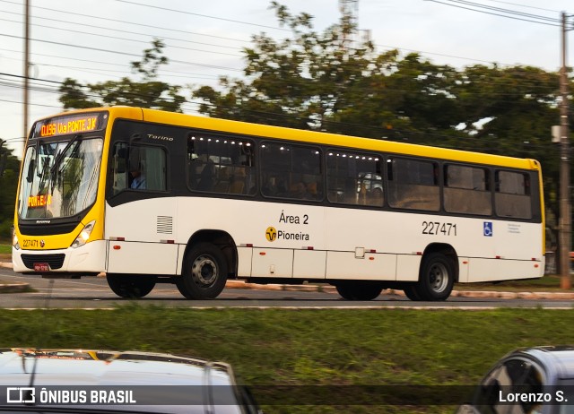 Viação Pioneira 227471 na cidade de Lago Norte, Distrito Federal, Brasil, por Lorenzo S.. Número da foto: #11926429.