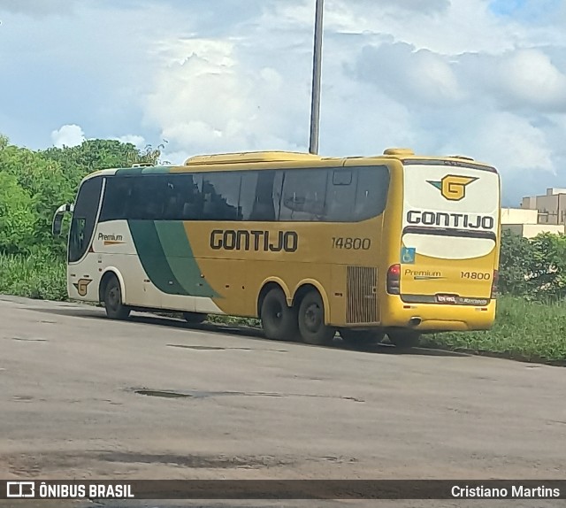 Empresa Gontijo de Transportes 14800 na cidade de Montes Claros, Minas Gerais, Brasil, por Cristiano Martins. ID da foto: 11926549.