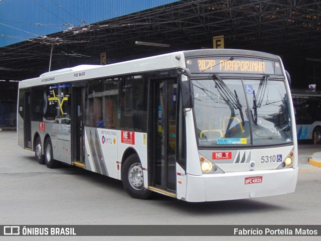 Next Mobilidade - ABC Sistema de Transporte 5310 na cidade de Santo André, São Paulo, Brasil, por Fabrício Portella Matos. ID da foto: 11929181.