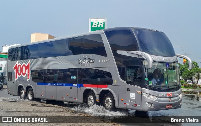 Auto Viação 1001 RJ 108.517 na cidade de Campos dos Goytacazes, Rio de Janeiro, Brasil, por Breno Vieira. Número da foto: #11927541.