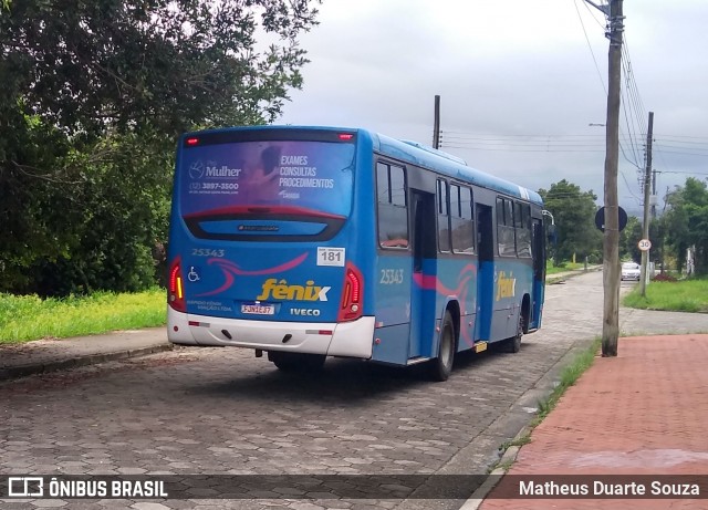 Expresso Fênix Caraguatatuba 25343 na cidade de Caraguatatuba, São Paulo, Brasil, por Matheus Duarte Souza. Número da foto: #11928454.