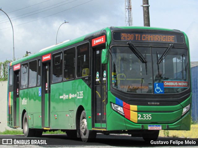 Mobibrasil São Lourenço >>> Mobi-PE 2.335 na cidade de Recife, Pernambuco, Brasil, por Gustavo Felipe Melo. ID da foto: 11927911.