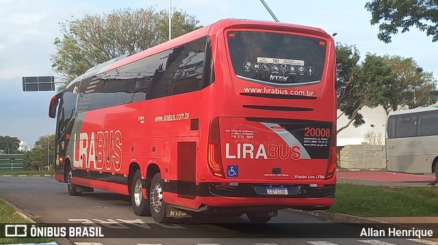 Lirabus 20008 na cidade de Paulínia, São Paulo, Brasil, por Allan Henrique. Número da foto: #11926598.