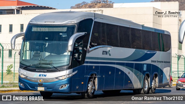 ETN - Enlaces Terrestres Nacionales 5339 na cidade de Morelia, Michoacán, México, por Omar Ramírez Thor2102. Número da foto: #11927455.
