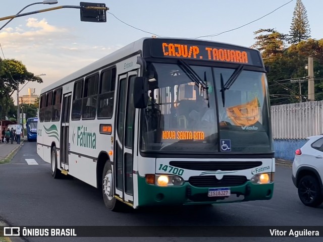 Fátima Transportes e Turismo 14700 na cidade de Canoas, Rio Grande do Sul, Brasil, por Vitor Aguilera. ID da foto: 11928240.