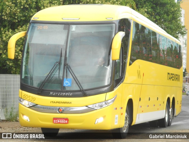 Viação Itapemirim 60539 na cidade de Curitiba, Paraná, Brasil, por Gabriel Marciniuk. Número da foto: #11927152.