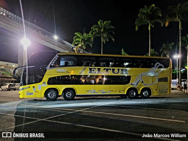 Viação Eltur > Eltur Turismo 2301 na cidade de Aparecida, São Paulo, Brasil, por João Marcos William. Número da foto: #11930029.