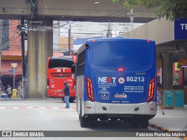 Next Mobilidade - ABC Sistema de Transporte 80.213 na cidade de Santo André, São Paulo, Brasil, por Fabrício Portella Matos. Número da foto: #11929244.