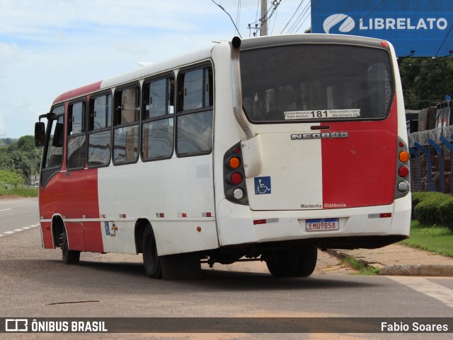 Ônibus Particulares 9B58 na cidade de Benevides, Pará, Brasil, por Fabio Soares. ID da foto: 11930880.